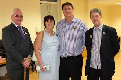 Participants at the IDAHOT event in St Catherine's Dominican in Newry.